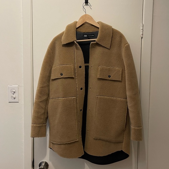 Zara Jackets & Blazers - ZARA - SHERPA SHACKET